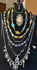 Lot necklaces brooch for sale  Superior