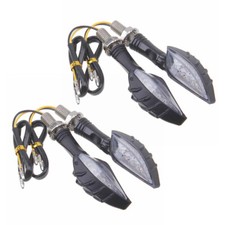 2 pares de indicadores de sinal de bicicleta âmbar para motocicleta 12LED luz pisca-pisca universal, usado comprar usado  Enviando para Brazil