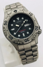 Vintage Seiko Professional Diver 7C43-6A10 Relógio de Quartzo Masculino Titânio, usado comprar usado  Enviando para Brazil