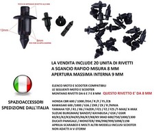 Rivetti scatto clips usato  Roma