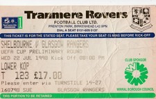 Shelbourne rangers 1998 for sale  NEWTOWNABBEY