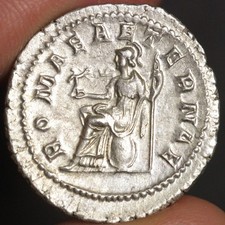 Moeda ROMAE AETERNAE Roma Eterna Império Romano Antigo Prata Antoninianus 240 dC comprar usado  Enviando para Brazil