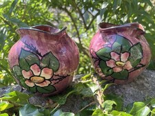 Pair pink antique for sale  CAMBORNE