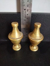 Brass fire finials for sale  CHESTER