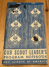 1964 Cub Scout Leaders Program Notebook Vintage Boy Scouts Manual comprar usado 1964 Cub Scout Leaders Program Notebook Vintage Boy Scouts Manual comprar usado  Enviando para Brazil