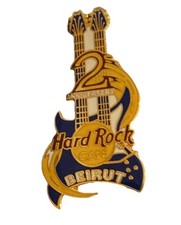 GUITARRA HARD ROCK CAFÉ/BEIRUTE 2º ANIVERSÁRIO PESCOÇO DUPLO N15 comprar usado  Enviando para Brazil