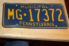 Pennsylvania municipal license for sale  Sandwich