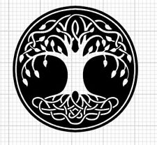 Celtic Tree of Life Die-Cut Vinil Decal / Adesivo Muitas Cores, usado comprar usado  Enviando para Brazil