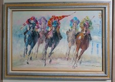 Artist signed framed for sale  Compton