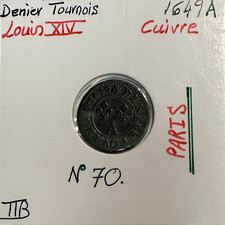 Denier tournois louis d'occasion  Oullins