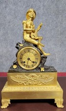 Pendule troubadour bronze d'occasion  Étang-sur-Arroux