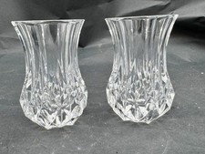 Pair cut crystal for sale  PRESTON