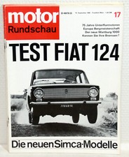 Motor rundschau 1966 gebraucht kaufen  Westerrönfeld