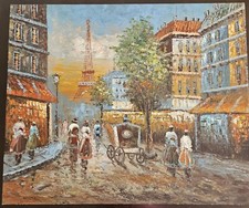 Oil canvas painting for sale  Andover