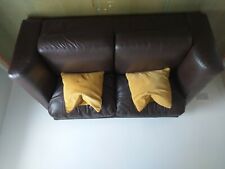Seater brown italian for sale  DUNDEE