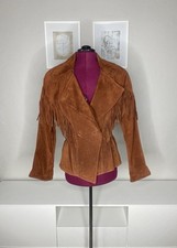 Jaqueta Avanti Vintage Feminina Média Camurça Marrom Franja Boêmio Forrado Botão comprar usado Jaqueta Avanti Vintage Feminina Média Camurça Marrom Franja Boêmio Forrado Botão comprar usado  Enviando para Brazil