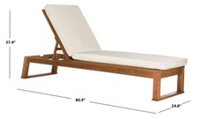 Safavieh solano sunlounger for sale  Whitestown