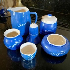 Vintage blue white for sale  HALIFAX