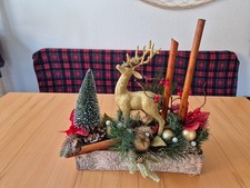 Weihnachtsdeko gesteck hirsch gebraucht kaufen  Elzach