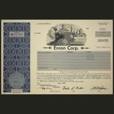 Enron corp stock for sale  Brooklyn