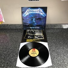 LP VINYL METALLICA ALBUM RIDE THE LIGHTNING MFN 27 UK 1ST PRESS 1984 EX/EX comprar usado  Enviando para Brazil