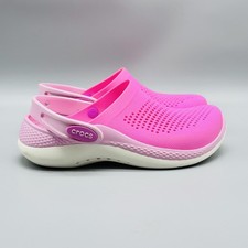 Crocs Sapatos Crianças Menina 2 Rosa LiteRide Tamanco Slip On Espuma Água Conforto Casual comprar usado  Enviando para Brazil