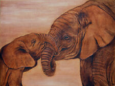 Tableau éléphant peinture d'occasion  La Seyne-sur-Mer