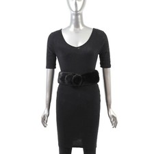 Black mink belt for sale  Mc Lean