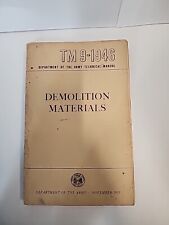 TM 9-1946 Department Army Demolition Materials PB 1955, usado comprar usado  Enviando para Brazil