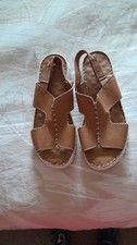 Ladies leather sandals. for sale  EVESHAM