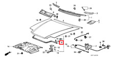 Novo selo de capô de borracha genuíno Honda Prelude Si 85-87 #60895sf0000, usado comprar usado  Enviando para Brazil
