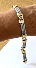 Bracelet cable acier d'occasion  Lyon VII