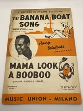 Vintage 1957 Partituras-The Banana Boat Song-Itália-Harry Belafonte comprar usado  Enviando para Brazil