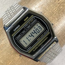 Usado, Antigo Relógio Casio Masculino SA-50 Multifuncional Tom Prata Quartzo Digital 33mm 7 1/2" comprar usado  Enviando para Brazil
