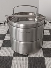 FOOD NETWORK 3 panelas empilháveis de inserção para vaporizador/aquecedor com estilingue para panela instantânea  comprar usado  Enviando para Brazil