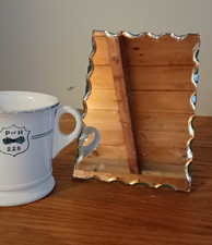 Antique scalloped beveled for sale  Madison