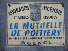 Rare plaque emaillee d'occasion  Couhé