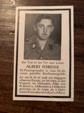 Panzergrenadier death card for sale  Big Pine Key
