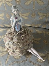 Vintage porcelain pincushion for sale  LEAMINGTON SPA