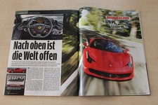 Auto Bild 41/2011 Ferrari 458 Spider mit 570PS im Fahrbericht auf 4 Seiten, usado comprar usado  Enviando para Brazil