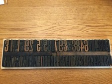 Letterpress printing wood for sale  Franklin Square