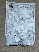 Material wardrobe silver for sale  BRAINTREE
