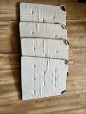 Sitzkissen stuhlkissen beige gebraucht kaufen  Hamburg