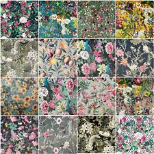 Floral printed velvet for sale  SHIPLEY
