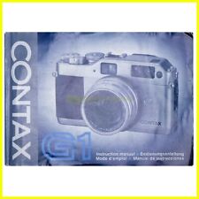 Contax instruction manual. usato  Busto Arsizio