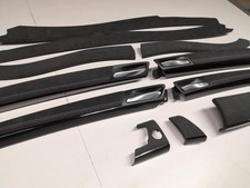 BMW X5 E70 PRETO Alcantara conjunto de acabamento interior 11 peças OEM refinado LHD comprar usado  Enviando para Brazil