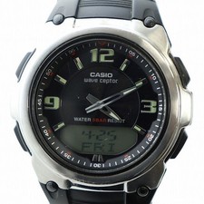 Relógio Casio Wave Ceptor rádio quartzo calendário analógico-digital preto usado, usado comprar usado  Enviando para Brazil
