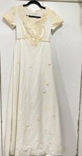 Vtg wedding dress for sale  Staten Island