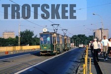 35mm Slide POLAND Poznan Tramwaj Tramwaj 223 1991 Original Polish na sprzedaż  Wysyłka do Poland