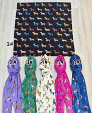 Cachecol Dachshund 70,87"L X 33,46"W Novo Disponível em várias cores!! comprar usado  Enviando para Brazil